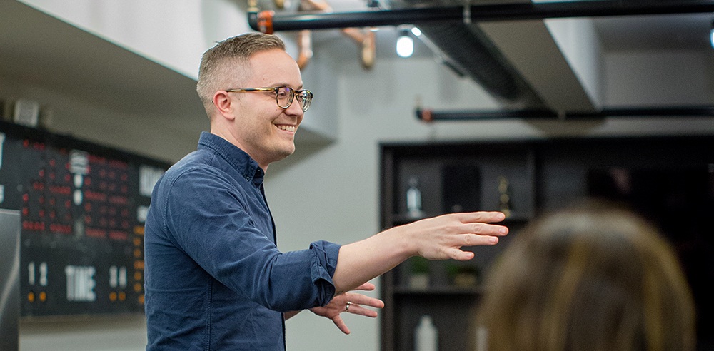 Caleb Gardner, founding partner of 18 Coffees